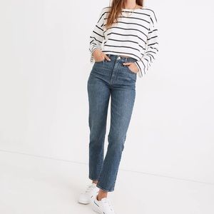 Madewell Classic Straight Jeans in Corson Wash